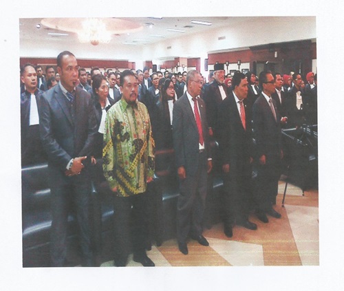 262 Advokat Dari Empat Organisasi Di Sumpah Secara Bersamaan