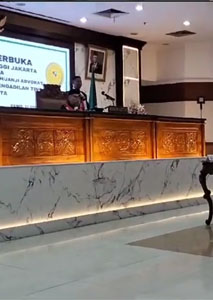 Pelantikan dan pengambilan sumpah calon Advokat KAI @Peng...